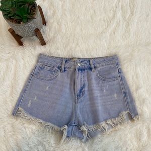 High Rise Mom Fit Jean Shorts